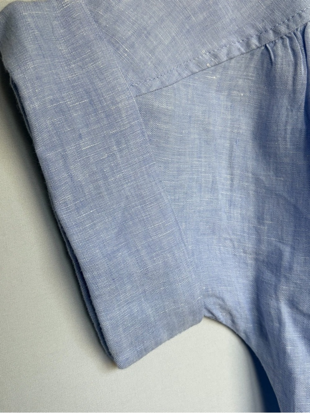 J. Crew Light Blue Button-Front Shirt Dress - Picture 9 of 16